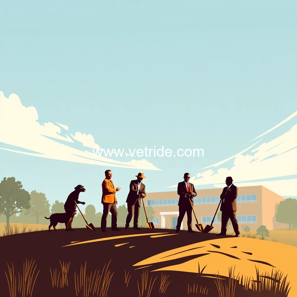 You are currently viewing Clemson  state leaders break ground on SC first veterinary school