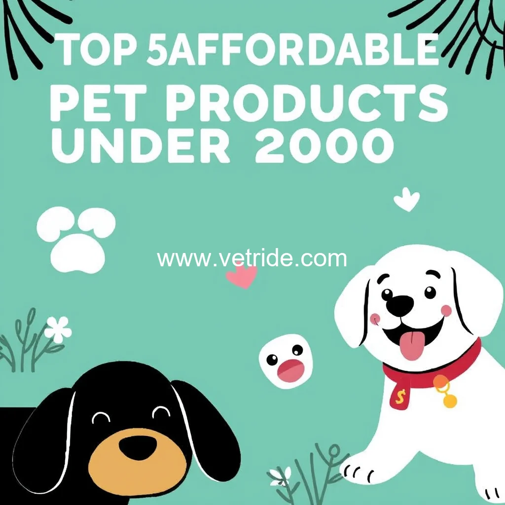 Read more about the article Top 5 Affordable Pet Products Under 2000 for Happy Pets