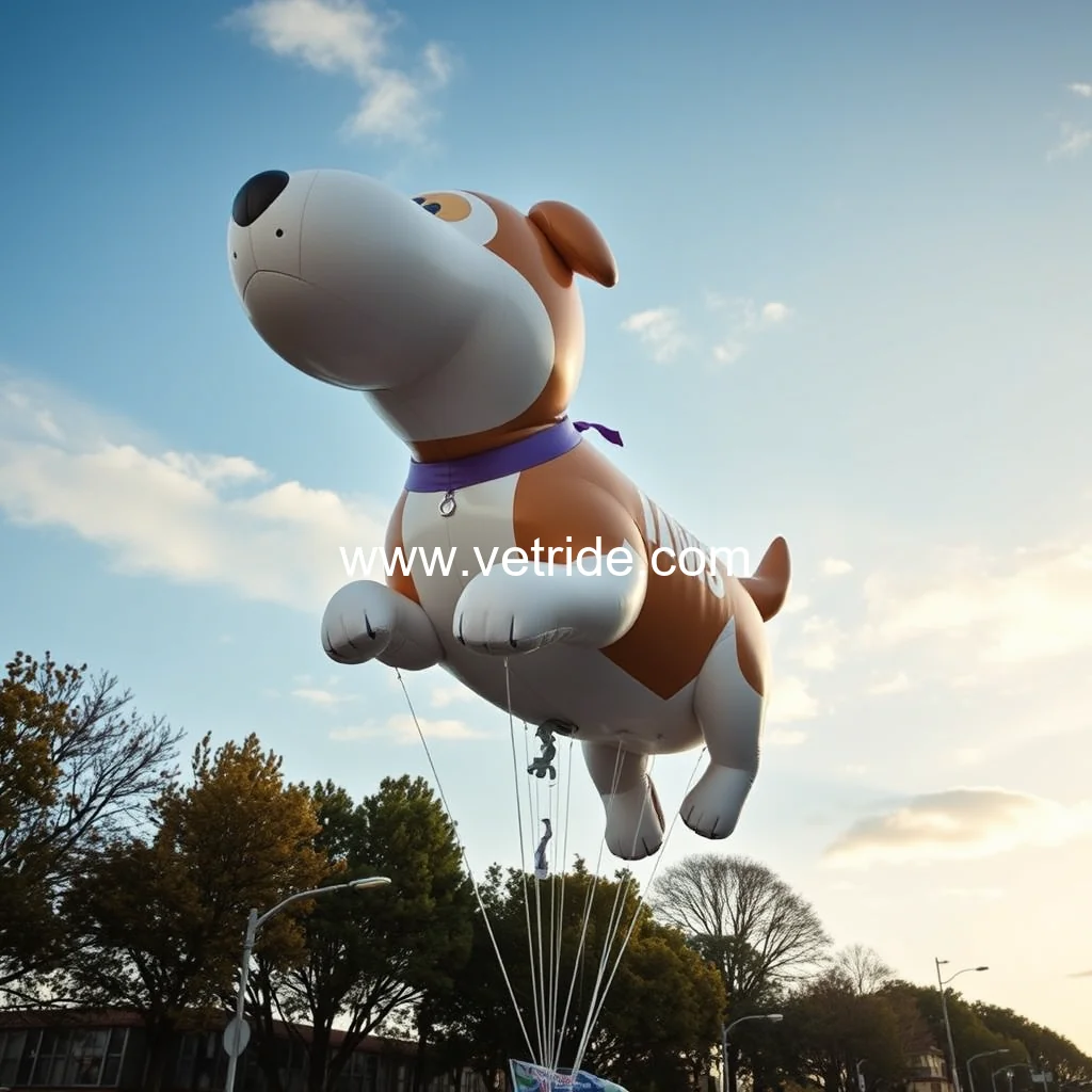 You are currently viewing IAMS Brand Gets Oversized Dog Balloon Stuck  On Purpose  En Route to Parade to Raise Awareness of the Issue of Overweight Dogs