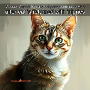 Read more about the article Vlogger Angel Dei calls out pet grooming service after cat is returned with injuries