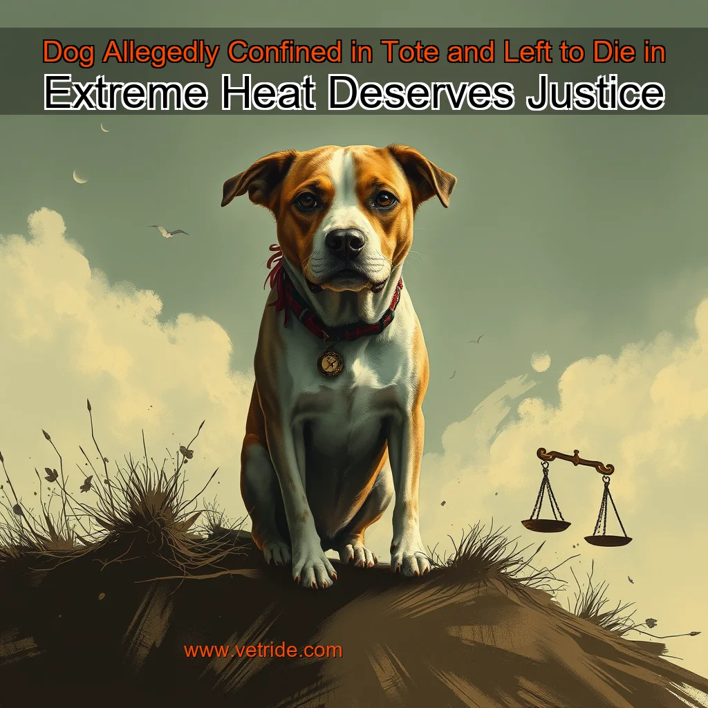 You are currently viewing Dog Allegedly Confined in Tote and Left to Die in Extreme Heat Deserves Justice