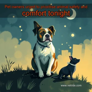 Read more about the article Pet owners urged to prioritise animal safety and comfort tonight