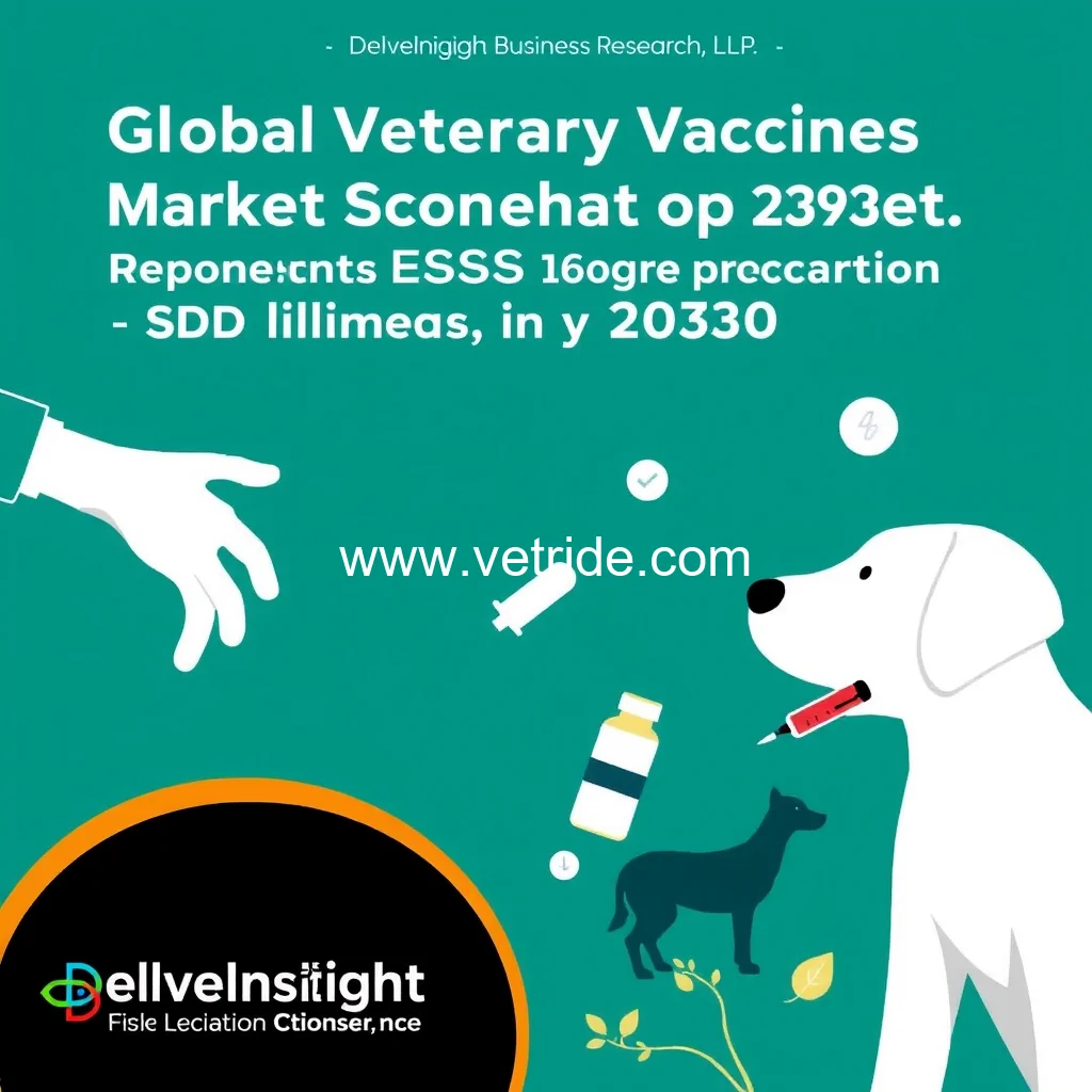 Read more about the article DelveInsight Business Research  LLP : Global Veterinary Vaccines Market is Predicted to Cross USD 16 Billion by 2030