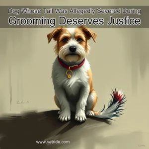 Read more about the article Dog Whose Tail Was Allegedly Severed During Grooming Deserves Justice