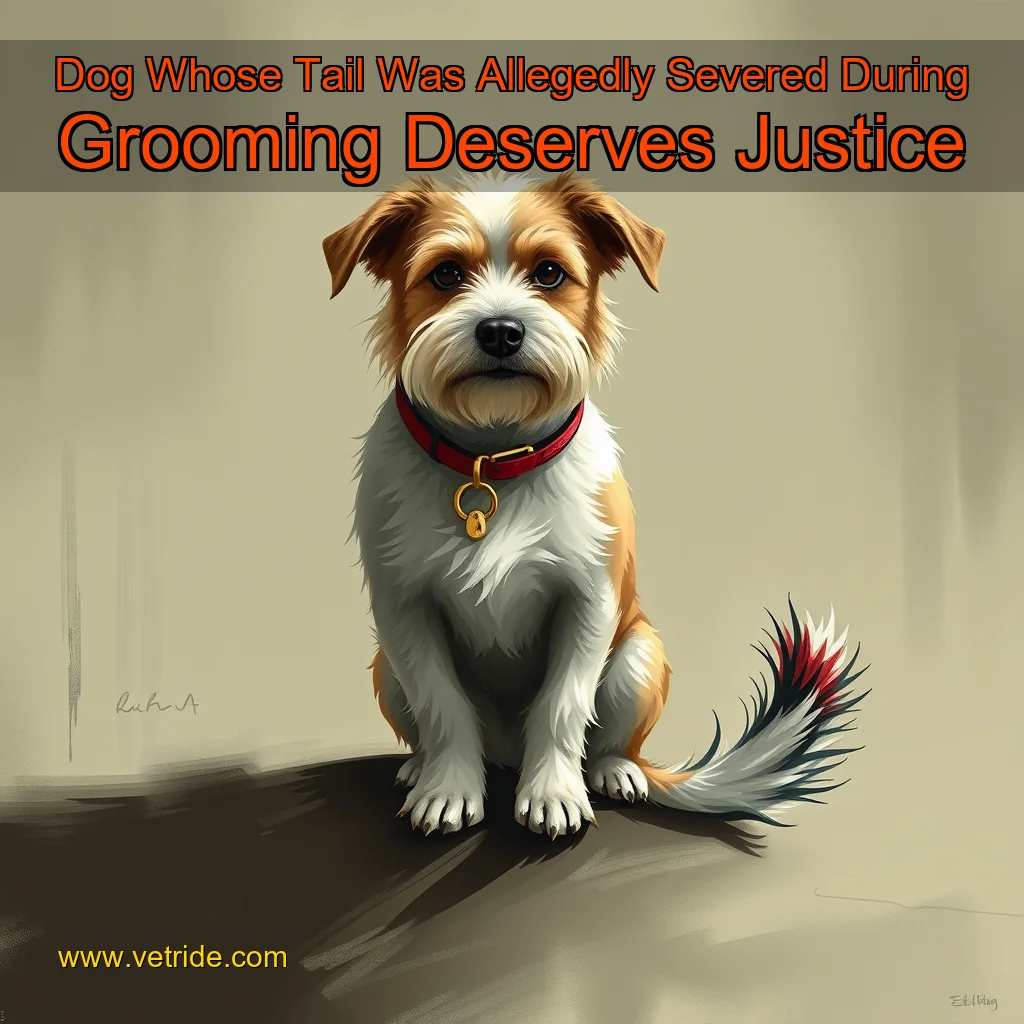 You are currently viewing Dog Whose Tail Was Allegedly Severed During Grooming Deserves Justice