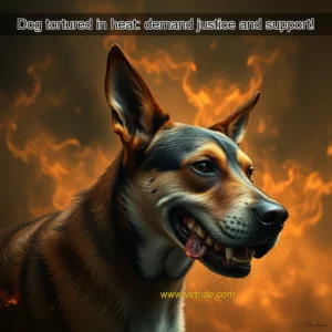 Read more about the article Dog tortured in heat: demand justice and support!