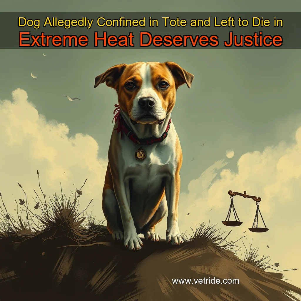 You are currently viewing Dog Allegedly Confined in Tote and Left to Die in Extreme Heat Deserves Justice