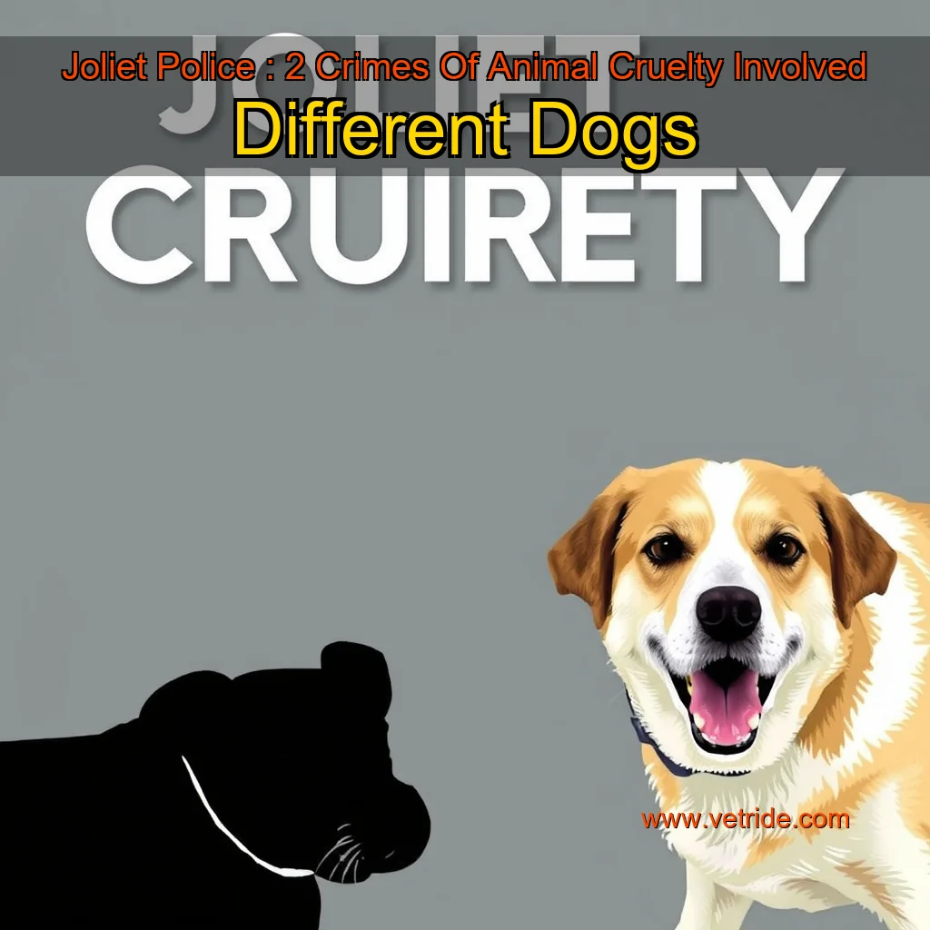 Read more about the article Joliet Police : 2 Crimes Of Animal Cruelty Involved Different Dogs