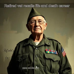 Read more about the article Retired vet recalls life  and  death career