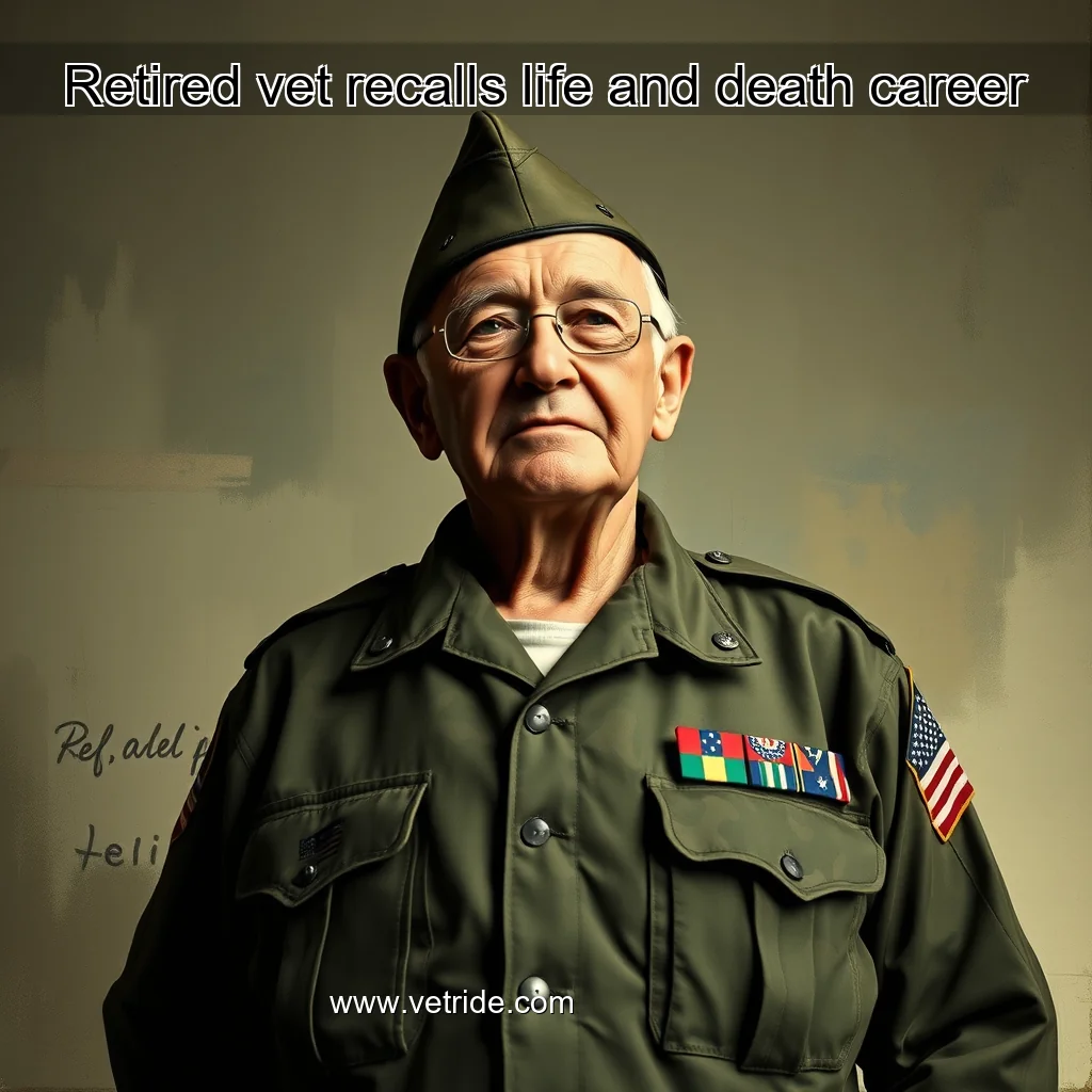 You are currently viewing Retired vet recalls life  and  death career