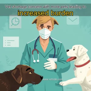 Read more about the article Vet shortage concern with more pets leading to increased burden