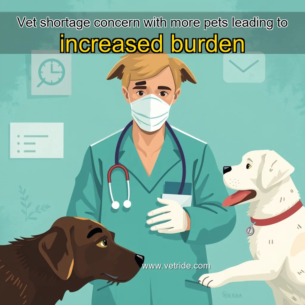 You are currently viewing Vet shortage concern with more pets leading to increased burden