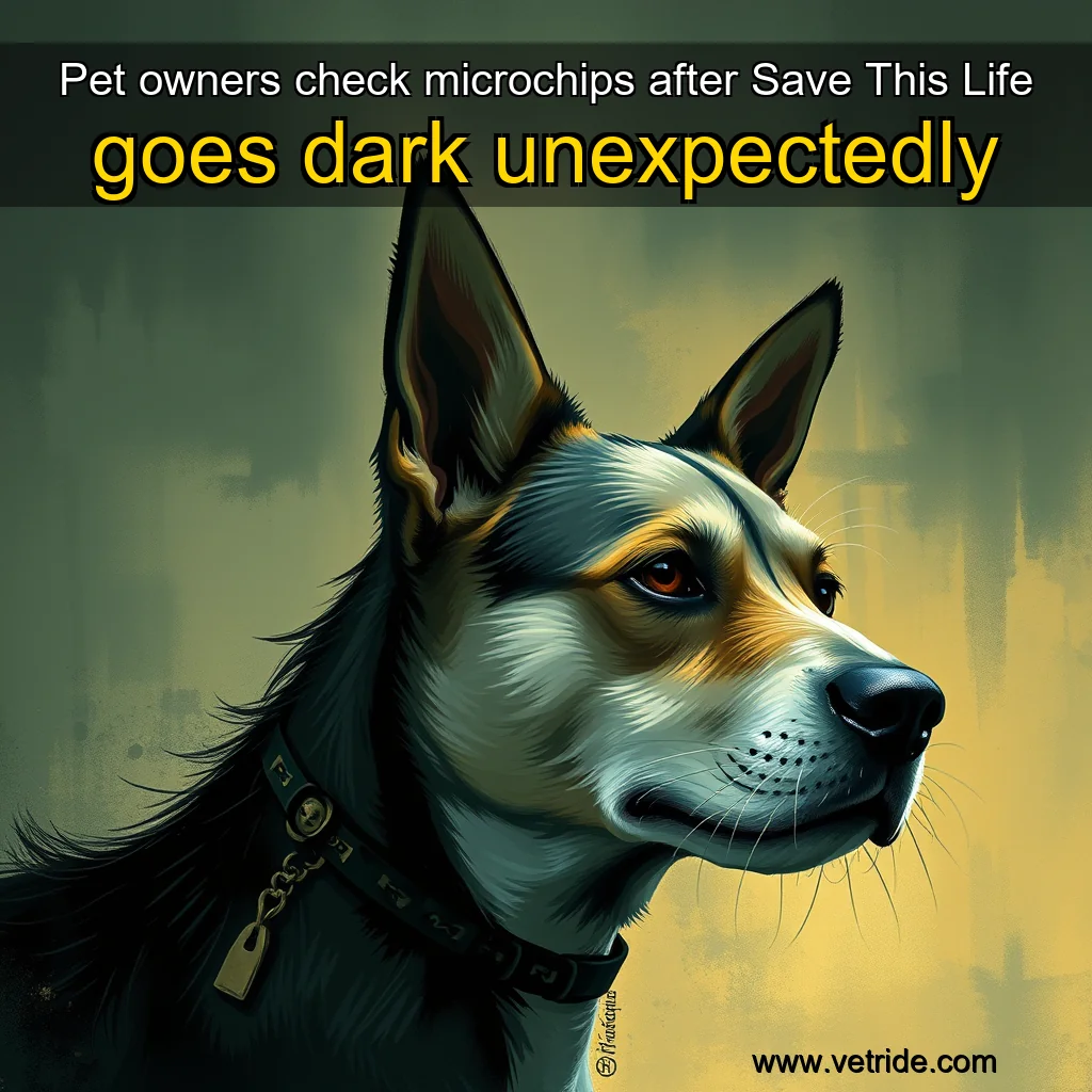 Read more about the article Pet owners check microchips after Save This Life goes dark unexpectedly