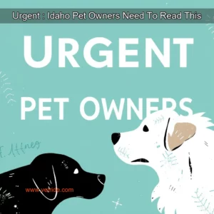 Read more about the article Urgent : Idaho Pet Owners Need To Read This