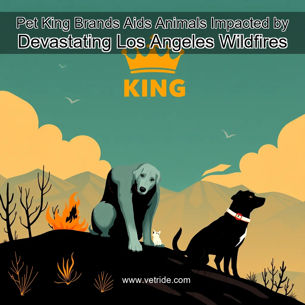 Read more about the article Pet King Brands Aids Animals Impacted by Devastating Los Angeles Wildfires