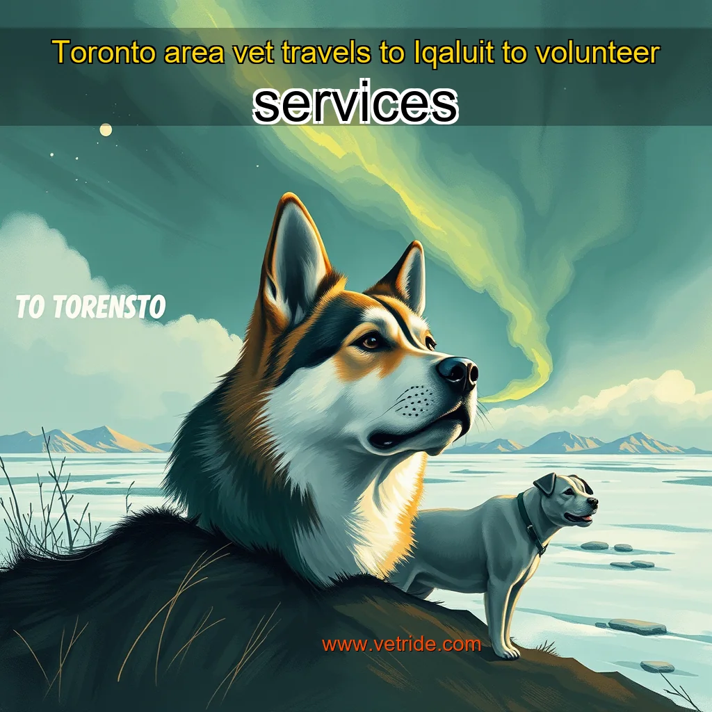 Read more about the article Toronto  area vet travels to Iqaluit to volunteer services
