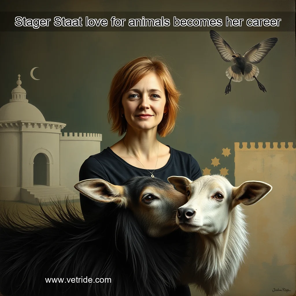 Read more about the article Stager  Staat love for animals becomes her career