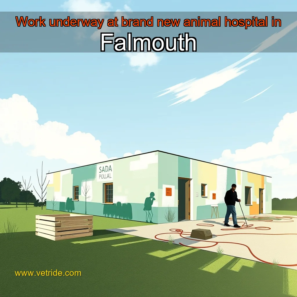 Read more about the article Work underway at brand  new animal hospital in Falmouth
