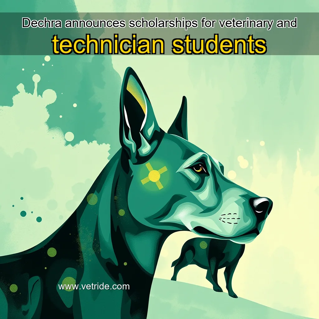 Read more about the article Dechra announces scholarships for veterinary and technician students