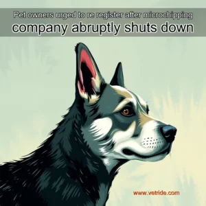 Read more about the article Pet owners urged to re  register after microchipping company abruptly shuts down