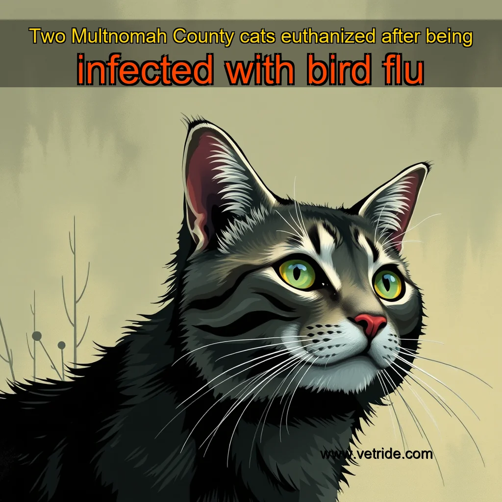 Read more about the article Two Multnomah County cats euthanized after being infected with bird flu