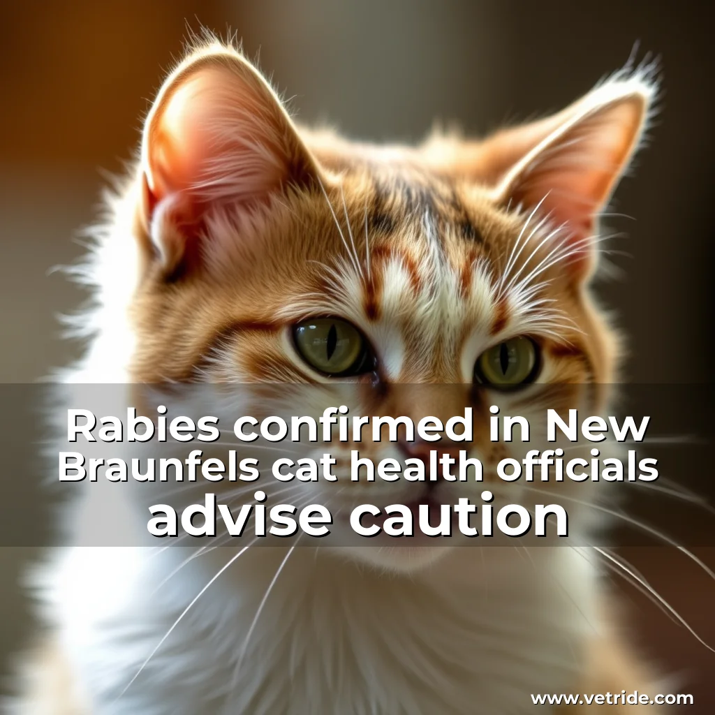 Read more about the article Rabies confirmed in New Braunfels cat  health officials advise caution