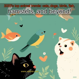 Read more about the article 2025’s top animal trends: cats, dogs, birds, fish, hamsters, and beyond!