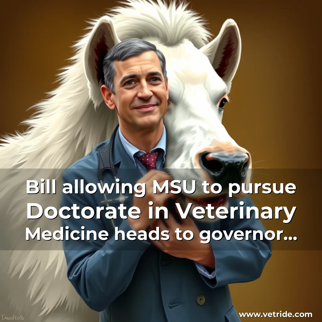 Read more about the article Bill allowing MSU to pursue Doctorate in Veterinary Medicine heads to governor desk