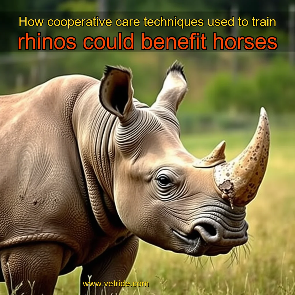 You are currently viewing How cooperative care techniques used to train rhinos could benefit horses