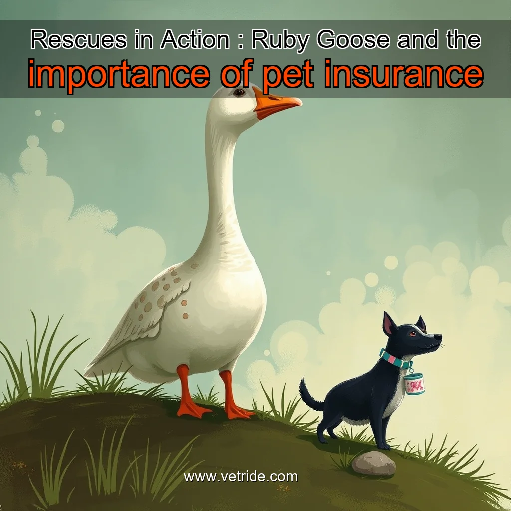 You are currently viewing Rescues in Action : Ruby  Goose and the importance of pet insurance