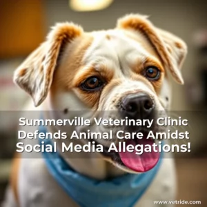 Read more about the article Summerville Veterinary Clinic Defends Animal Care Amidst Social Media Allegations!