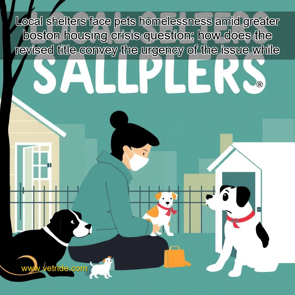 You are currently viewing Local shelters face pets homelessness amid greater boston housing crisis

question: how does the revised title convey the urgency of the issue while remaining concise and clear?