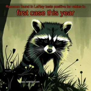 Read more about the article Raccoon found in LeRay tests positive for rabies in first case this year