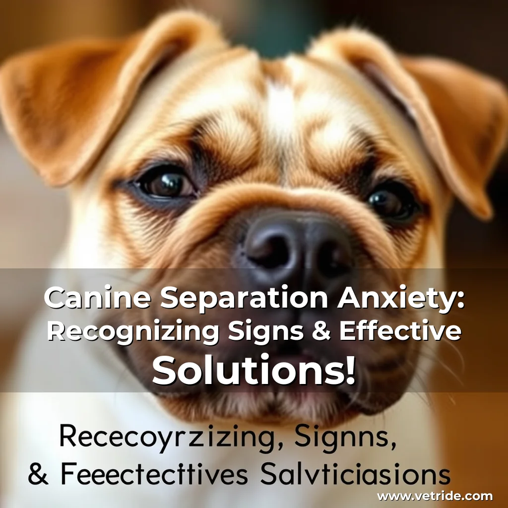 Read more about the article Canine Separation Anxiety: Recognizing Signs & Effective Solutions!