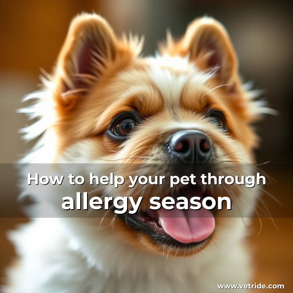 Read more about the article How to help your pet through allergy season