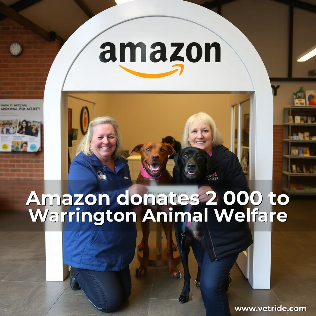 Read more about the article Amazon donates 2  000 to Warrington Animal Welfare
