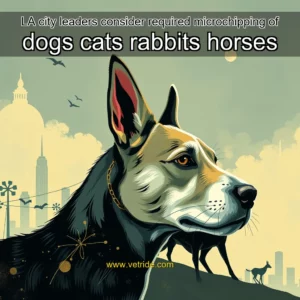 Read more about the article LA city leaders consider required microchipping of dogs  cats  rabbits  horses
