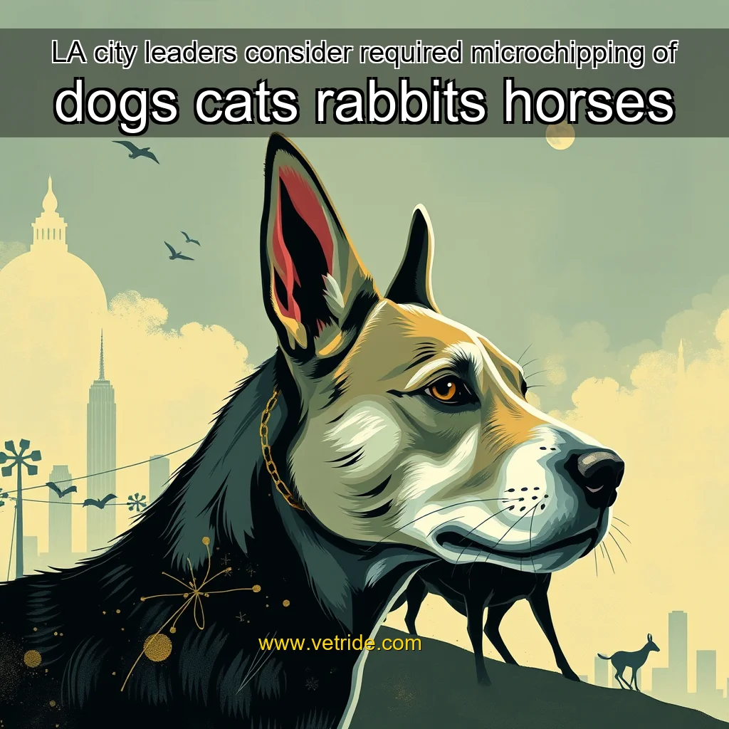 Read more about the article LA city leaders consider required microchipping of dogs  cats  rabbits  horses