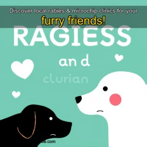 Read more about the article Discover local rabies & microchip clinics for your furry friends!