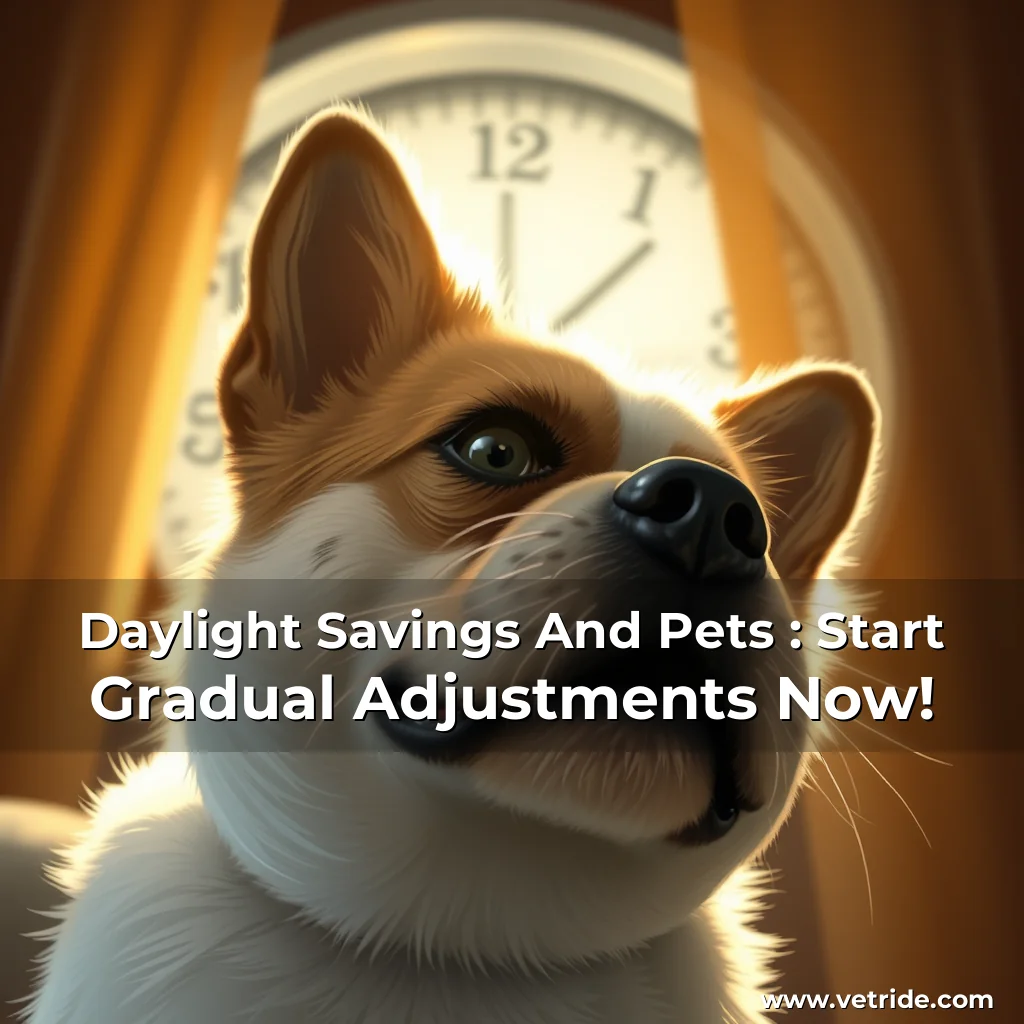 You are currently viewing Daylight Savings And Pets : Start Gradual Adjustments Now!