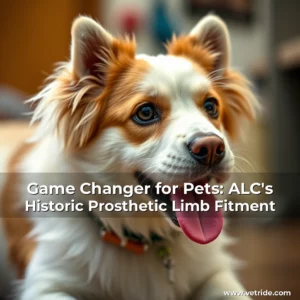 Read more about the article Game Changer for Pets: ALC’s Historic Prosthetic Limb Fitment