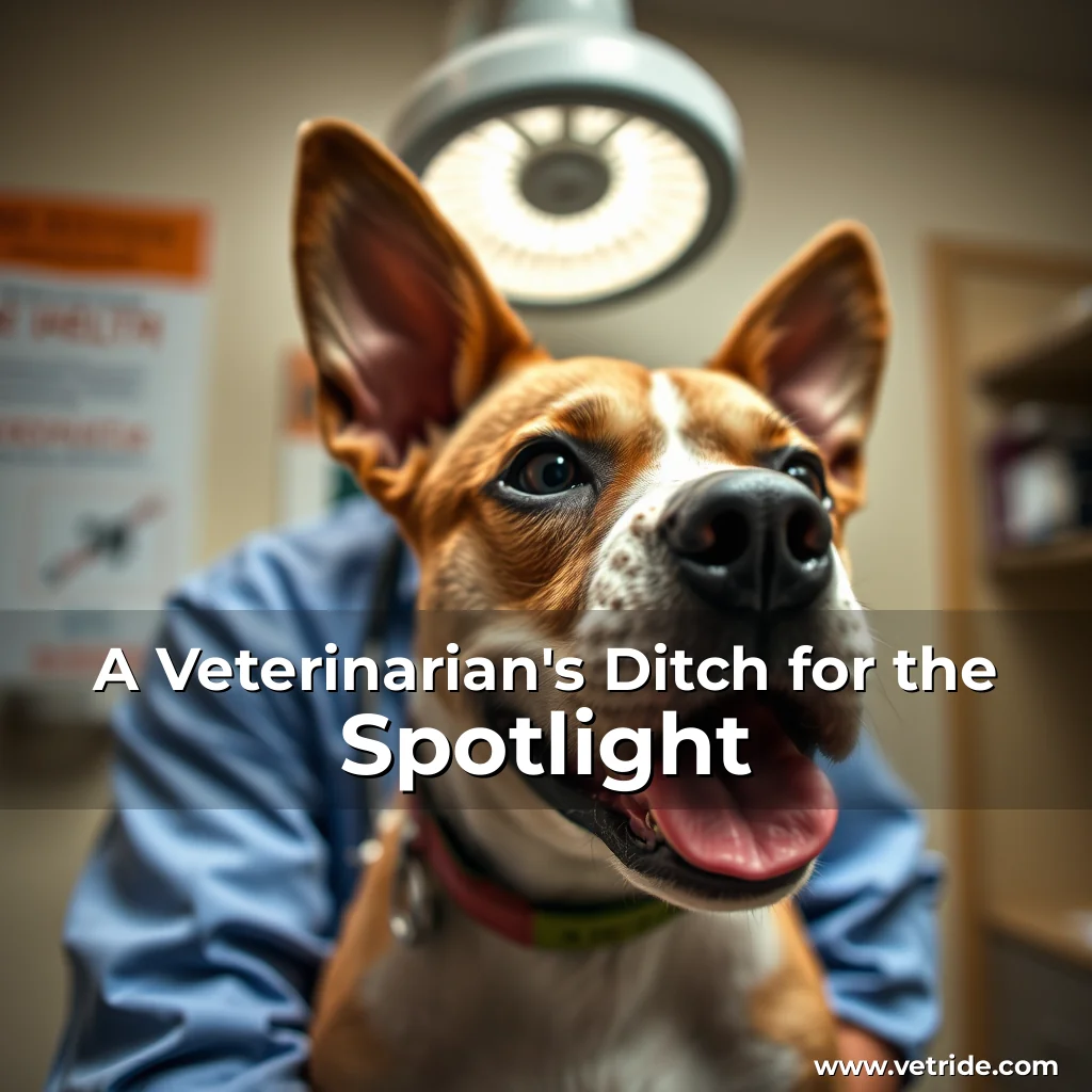 Read more about the article A Veterinarian’s Ditch for the Spotlight