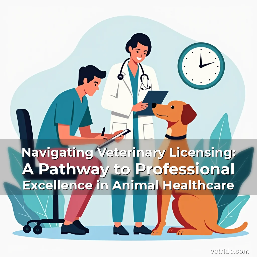 Read more about the article Navigating Veterinary Licensing: A Pathway to Professional Excellence in Animal Healthcare