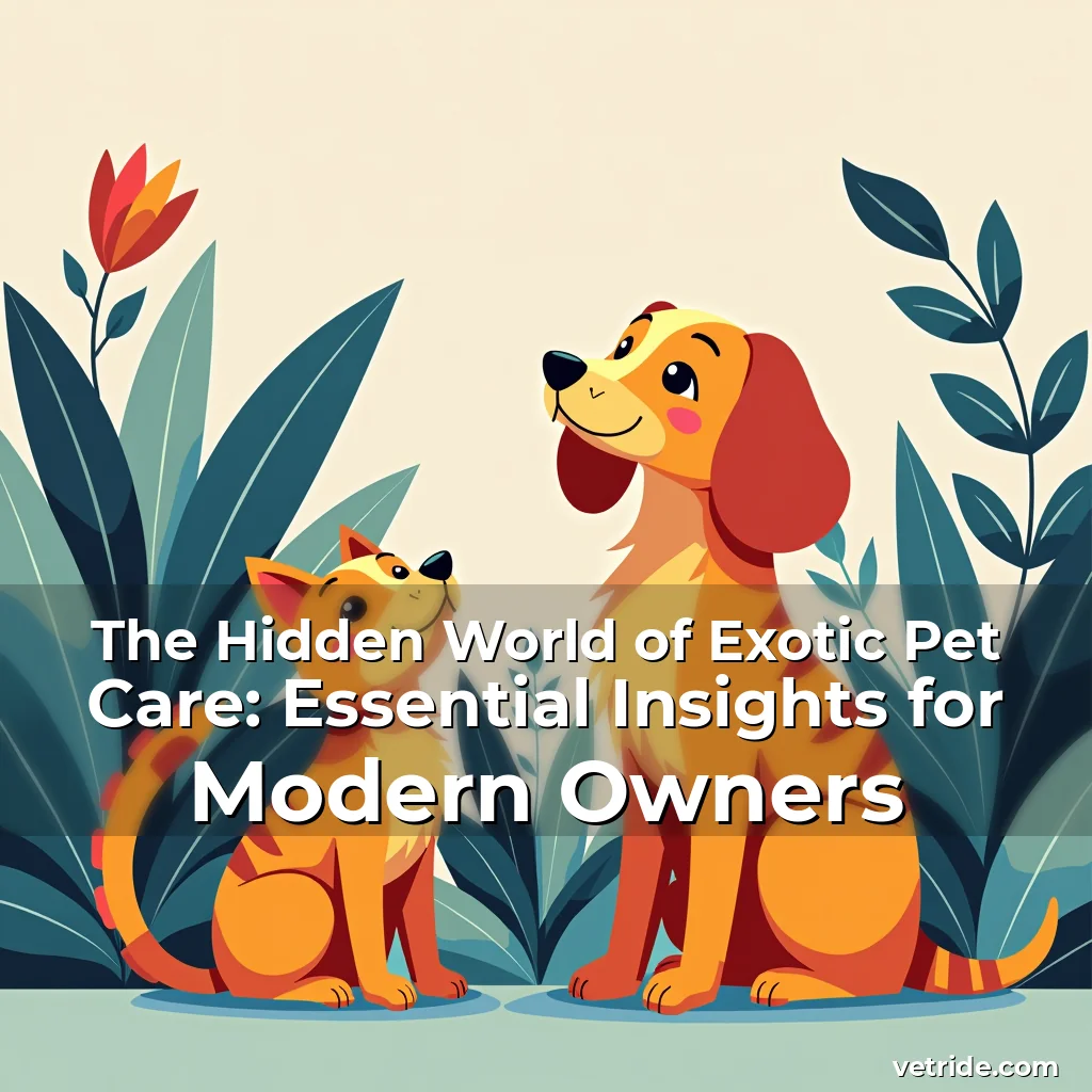 You are currently viewing The Hidden World of Exotic Pet Care: Essential Insights for Modern Owners