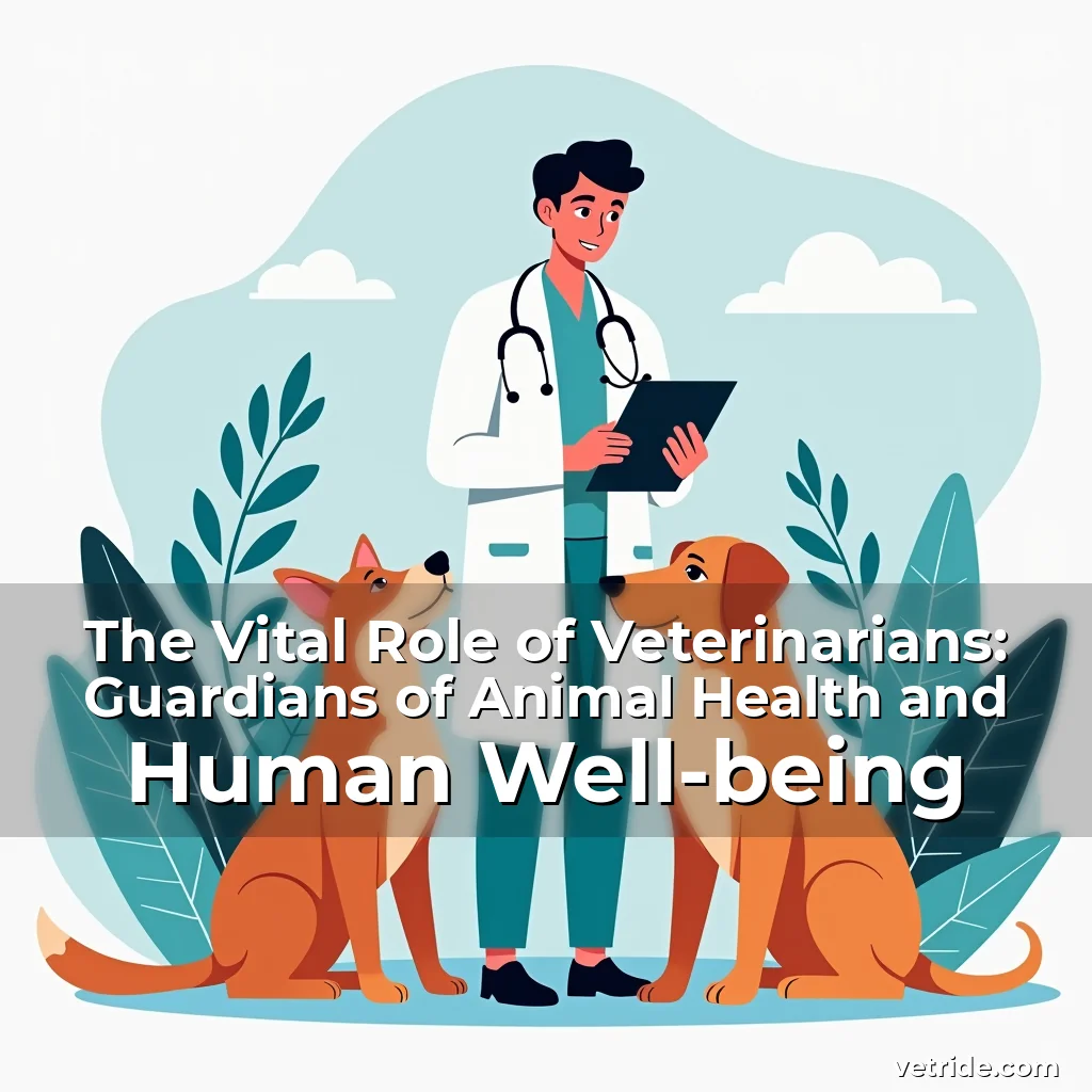 Read more about the article The Vital Role of Veterinarians: Guardians of Animal Health and Human Well-being